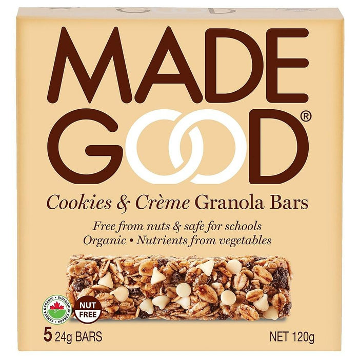 Made Good Granola Bars Cookies & Cream 5pk
