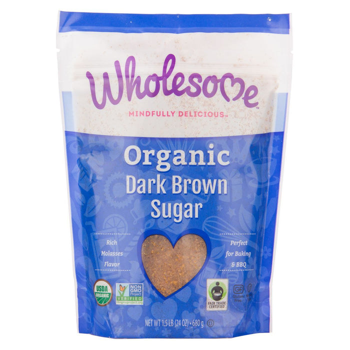 Wholesome Sweeteners Organic Dark Brown Sugar 680g