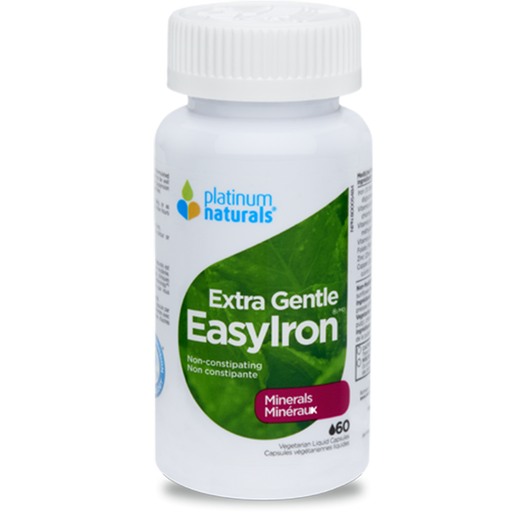 PLATINUM NATURALS Extra gentle EASY IRON 60 V CAPS AT NATURAL FOOD PANTRY