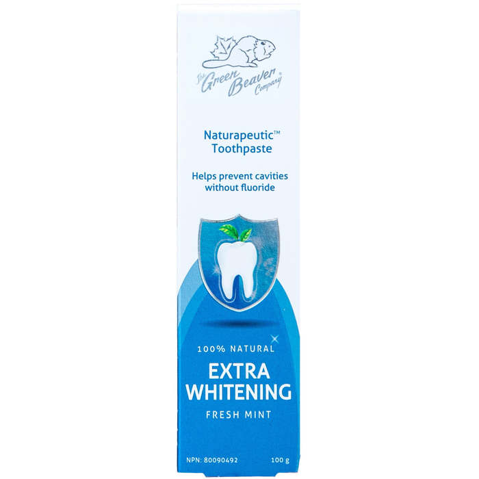 Green Beaver Naturapeutic Extra Whitening Toothpaste (Fresh Mint)