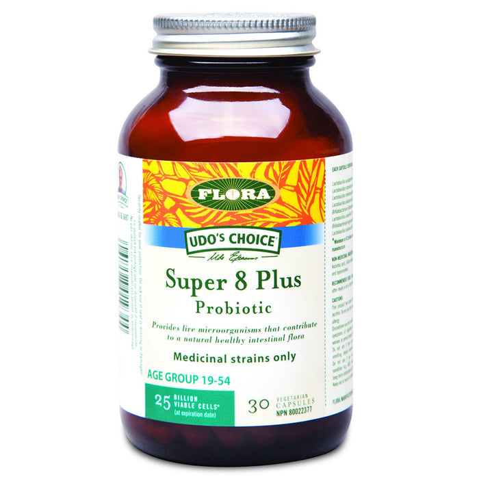 Flora Udo's Super 8 probiotic 30 caps
