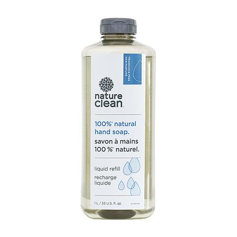 Nature Clean Hand Soap Fragrance Free 1L