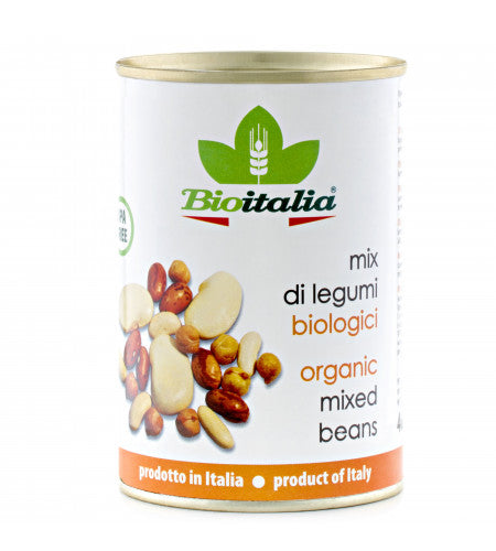 Bioitalia Beans Mixed Boiled Organic 398mL