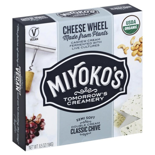 Miyoko's Kitchen Vegan Classic Chive Cheese Spread 184g