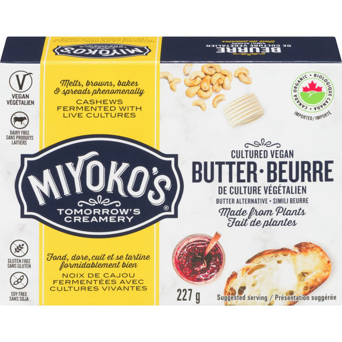 Miyoko's Creamery Cultured Vegan Butter 227g