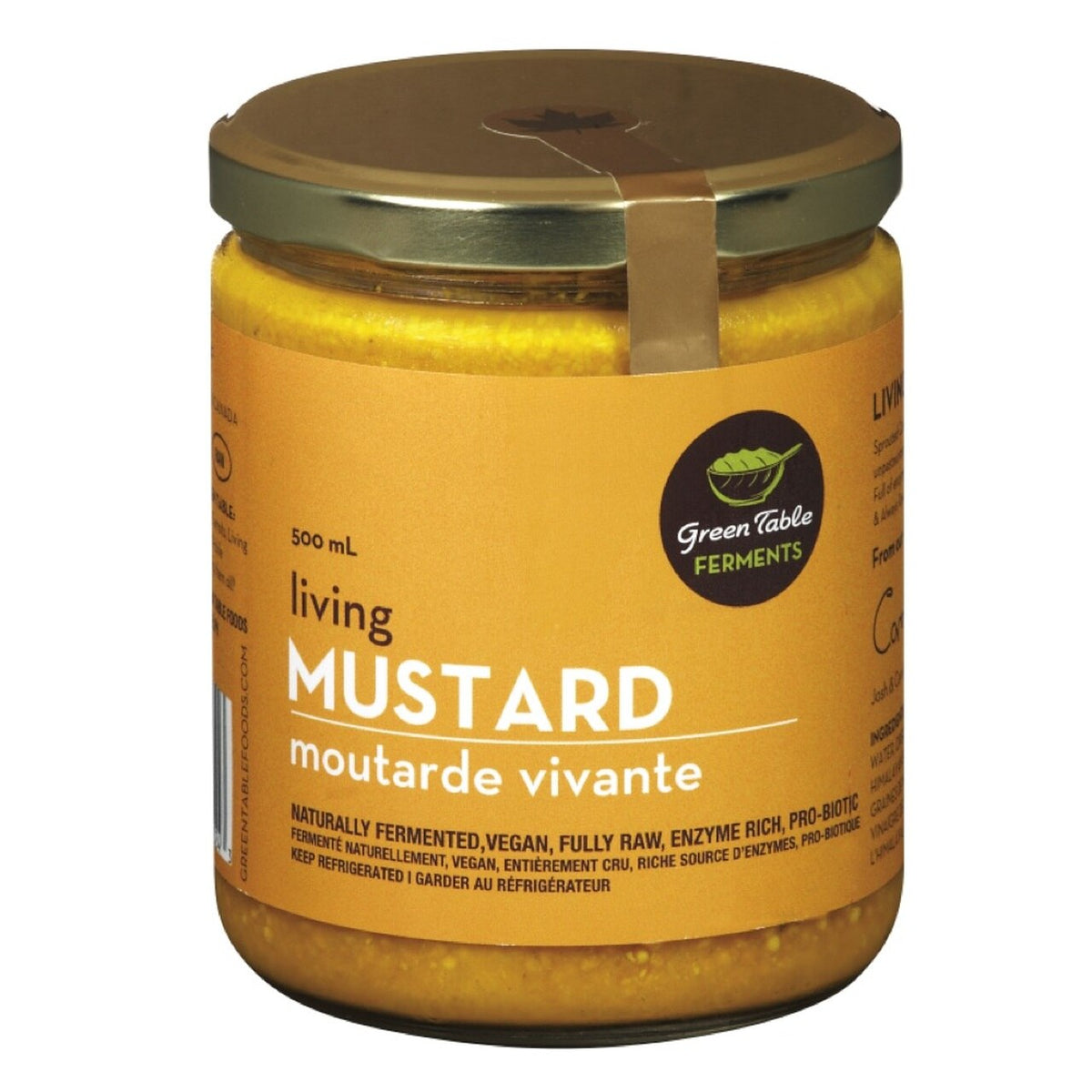 Green Table Foods Mustard — Natural Food Pantry Online Store