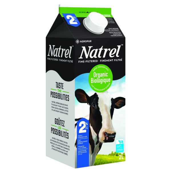 Natrel Milk Filtered Organic 2% 2L