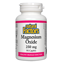 Natural Factors Magnesium Oxide 250mg 90 caplets