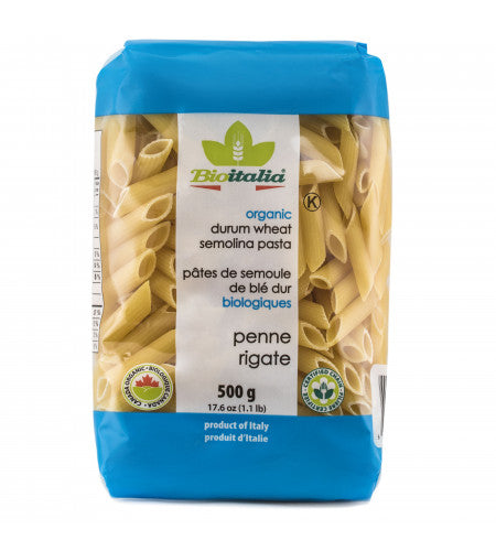 Bioitalia Pasta Penne Rigate Organic 500g