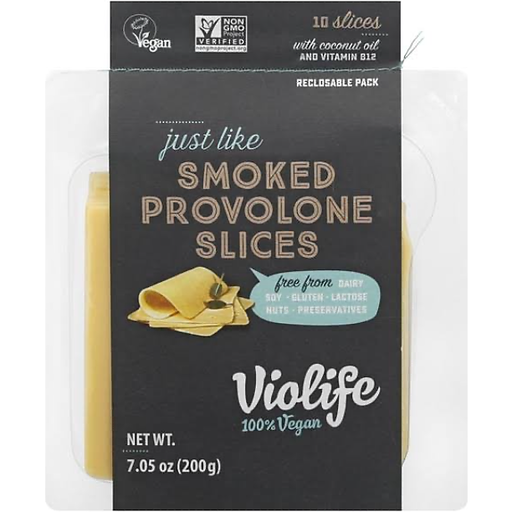Violife Vegan Cheese Smoked Provolone Slices 200G