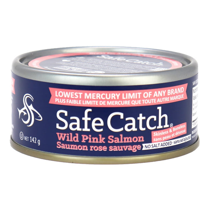 Safe Catch Wild Pink Salmon no Skin Bone No Salt