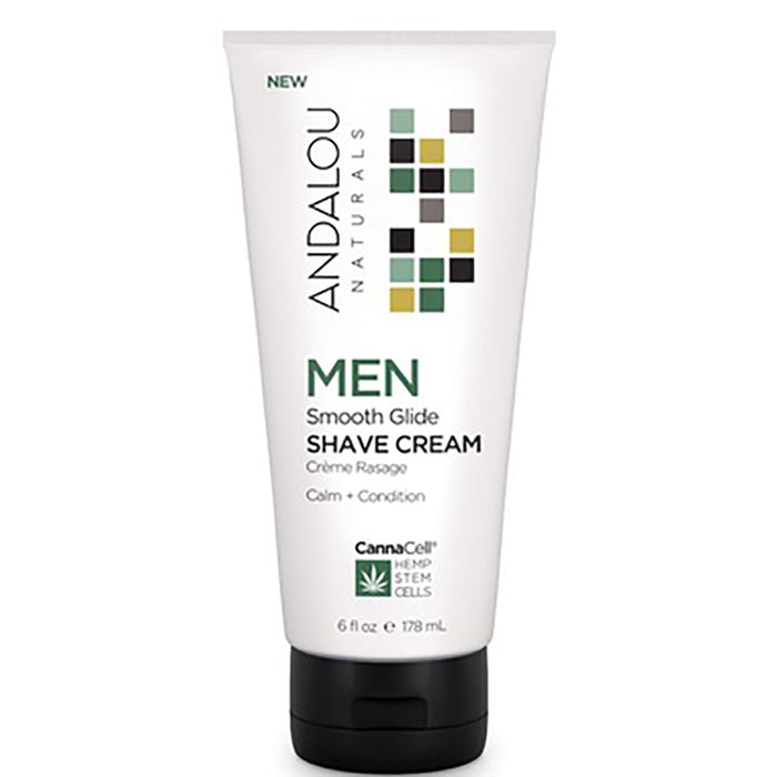 Andalou Naturals Men's Smooth Glide Shave Cream
