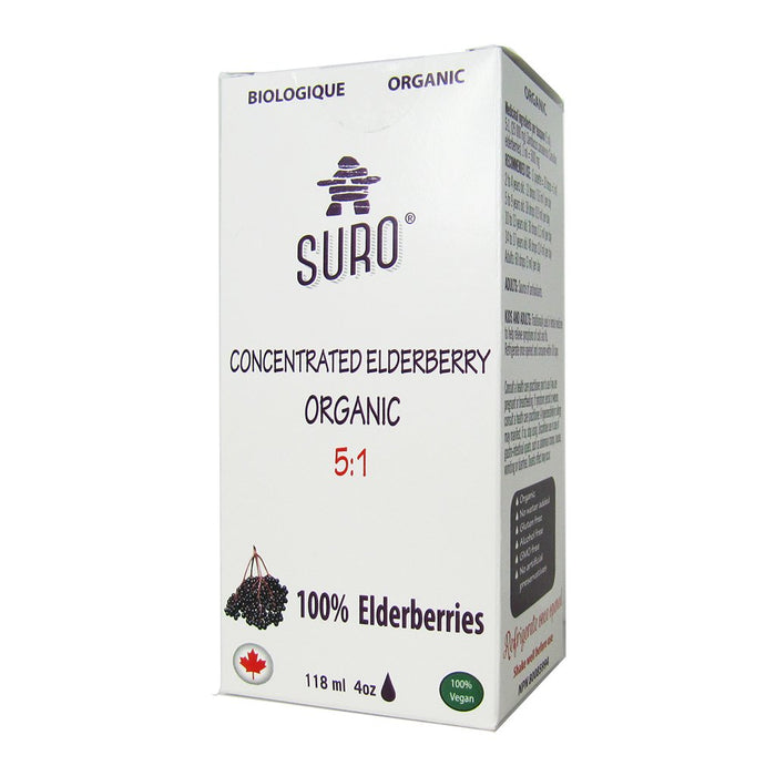 Suro Elderberry Concentrate 5:1 Organic 118ml
