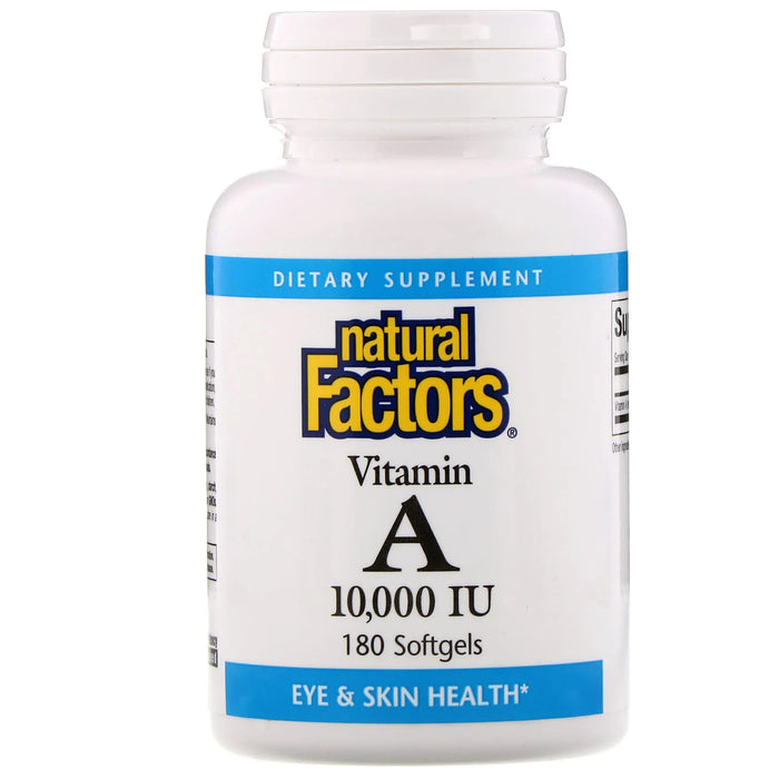 Natural Factors Vitamin A 10,000IU 90sg