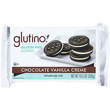 Glutino Cookies Chocolate Vanilla Crème 300g